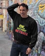 Gifts ideas for netball lovers Netball players Crewneck Sweatshirt lifestyle-unisex-sweatshirt-front-4