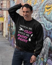 Funny cute manicure gifts Manicurist apparel Crewneck Sweatshirt lifestyle-unisex-sweatshirt-front-4