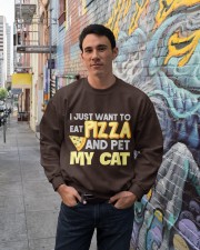Pizza Lover Shirt I Love Pizza T Shirt Pizza Gifts Crewneck Sweatshirt lifestyle-unisex-sweatshirt-front-2
