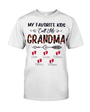 My Favorite Kids Call Me Grandma Classic T-Shirt tile