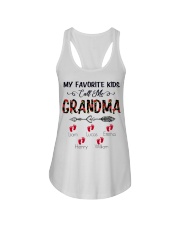 My Favorite Kids Call Me Grandma Ladies Flowy Tank tile