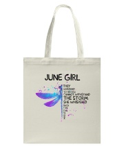 June Girl Tote Bag tile