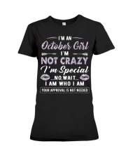 October Girl Premium Fit Ladies Tee tile