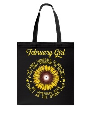 February Girl Tote Bag tile