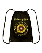 February Girl Drawstring Bag tile