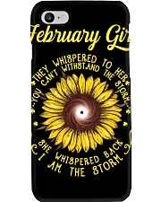 February Girl Phone Case tile
