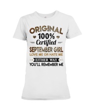 September Girl Premium Fit Ladies Tee tile