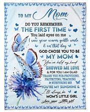 To My Mom Small Fleece Blanket - 30" x 40" front