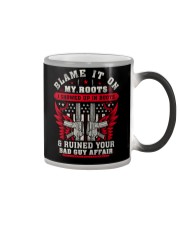 Blame It On My Roots Color Changing Mug tile