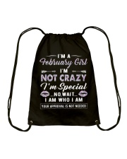 February Girl Drawstring Bag tile