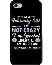 February Girl Phone Case tile