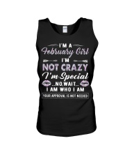 February Girl Unisex Tank tile