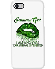 January Girl Phone Case tile