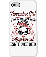 November Girl Phone Case tile