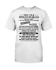 September Spoiled Husband Premium Fit Mens Tee tile