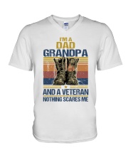 Dad Grandpa V-Neck T-Shirt tile