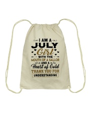July Girl Drawstring Bag tile