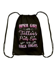 April Girl Drawstring Bag tile