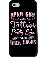 April Girl Phone Case tile
