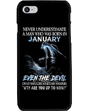 January Man Phone Case tile