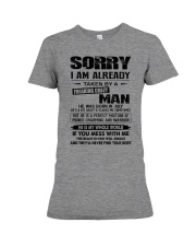 July Freaking Crazy Man Premium Fit Ladies Tee tile