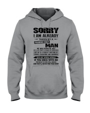 July Freaking Crazy Man Hooded Sweatshirt tile