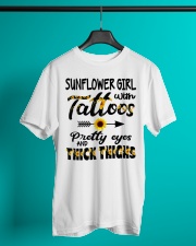 Sunflower Girl With Tattoos Classic T-Shirt lifestyle-mens-crewneck-front-3