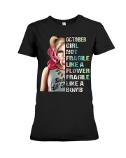 October Girl Premium Fit Ladies Tee tile