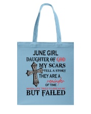 June Girl Tote Bag tile