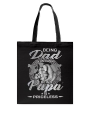 Being Dad And Papa Tote Bag tile