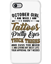 October Girl Phone Case tile