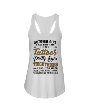 October Girl Ladies Flowy Tank tile