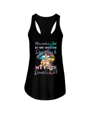 November Girl Ladies Flowy Tank tile