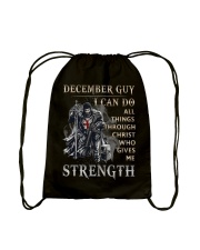 December Guy Drawstring Bag tile