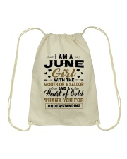 June Girl Drawstring Bag tile