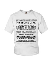 December Like A King Youth T-Shirt tile