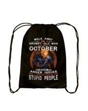 October Man Drawstring Bag tile