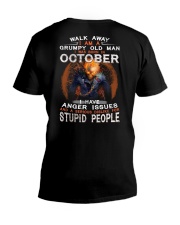 October Man V-Neck T-Shirt tile