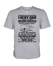 Lucky Dad V-Neck T-Shirt tile