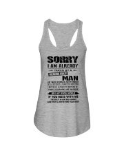 September Freaking Crazy Man Ladies Flowy Tank tile