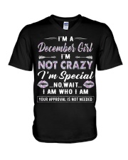 December Girl V-Neck T-Shirt tile