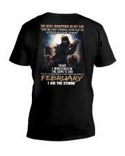 February Man V-Neck T-Shirt tile