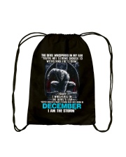 December Man Drawstring Bag tile