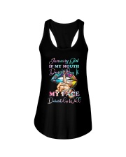 January Girl Ladies Flowy Tank tile