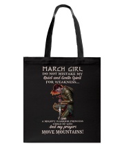 March Girl Tote Bag tile