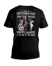 September Man V-Neck T-Shirt tile