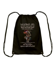 December Girl Drawstring Bag tile