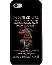 December Girl Phone Case tile