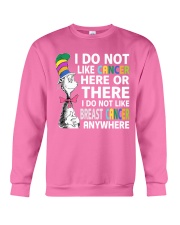 Breast Do Not Like Cancer Crewneck Sweatshirt tile