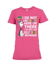 Breast Do Not Like Cancer Premium Fit Ladies Tee tile